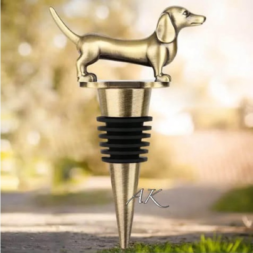 Dachshund Wine Bottle Stopper 🐾 Doxie Wiener